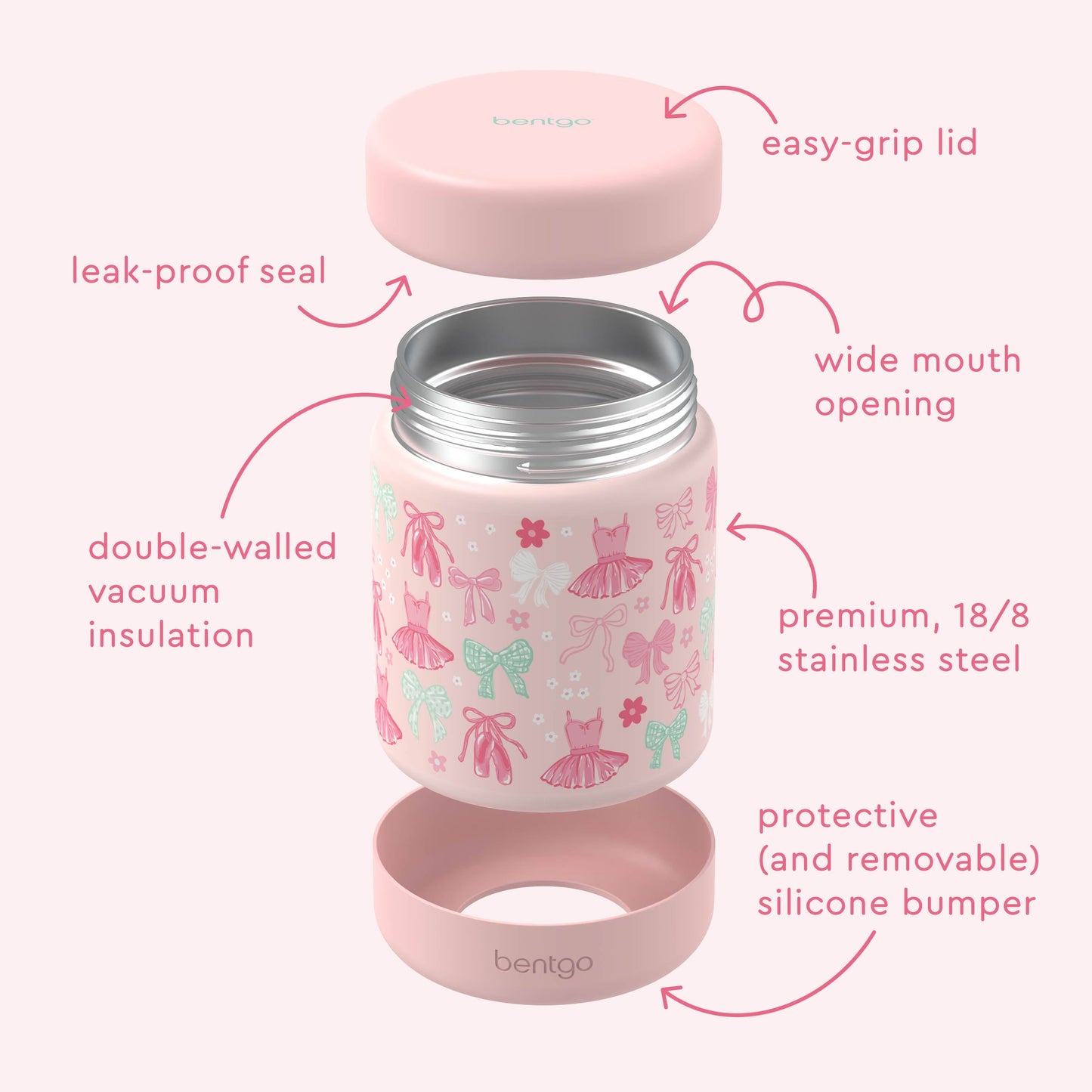 Bentgo Kids Stainless Steel Food Jar
