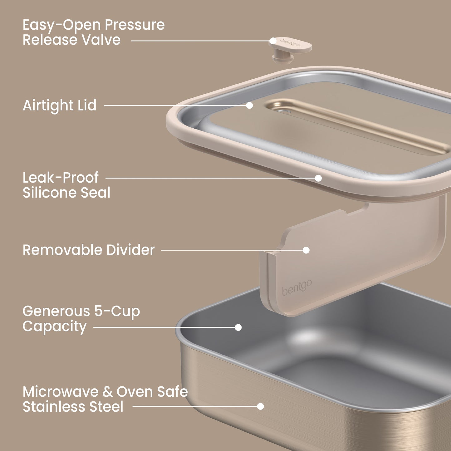Bentgo MicroSteel Lunch Box
