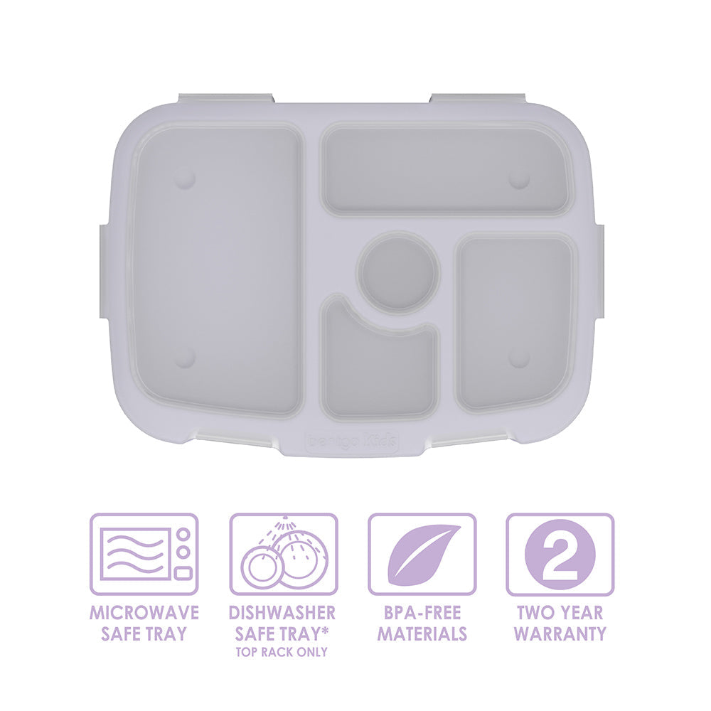 Bentgo Kids Prints Tray with Transparent Cover